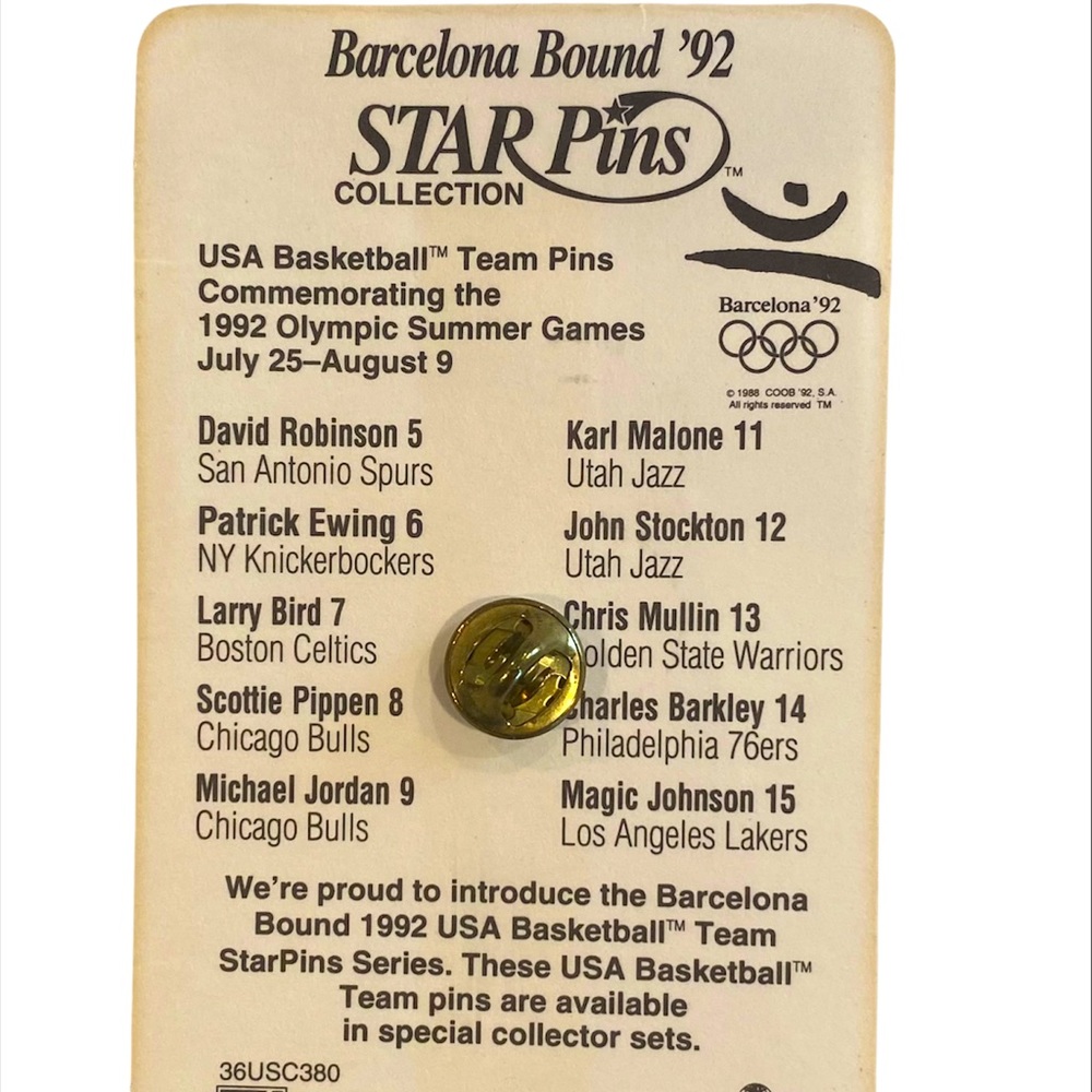 1992 Star Pins OLYMPIC CHAMPIONS DREAM - Picture 5 of 5